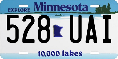 MN license plate 528UAI