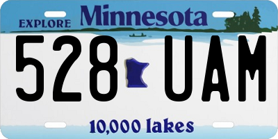 MN license plate 528UAM