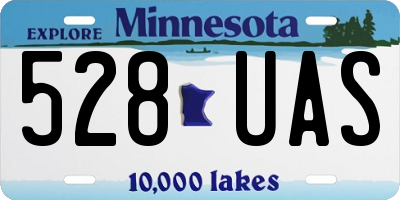 MN license plate 528UAS