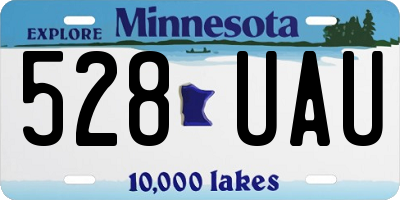 MN license plate 528UAU