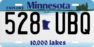 MN license plate 528UBQ