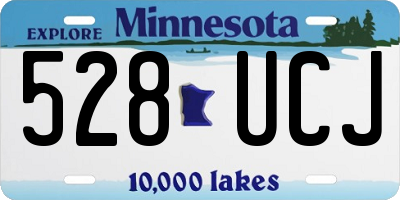 MN license plate 528UCJ