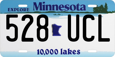 MN license plate 528UCL