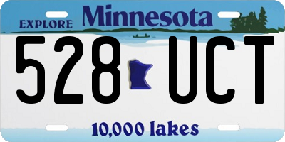 MN license plate 528UCT