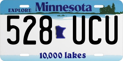 MN license plate 528UCU