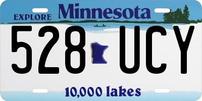 MN license plate 528UCY