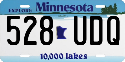 MN license plate 528UDQ