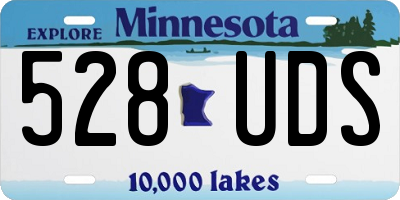 MN license plate 528UDS