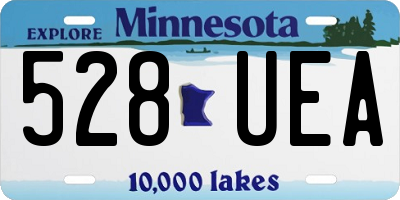 MN license plate 528UEA
