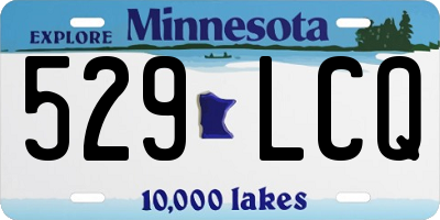 MN license plate 529LCQ