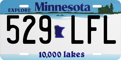 MN license plate 529LFL