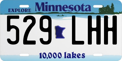 MN license plate 529LHH