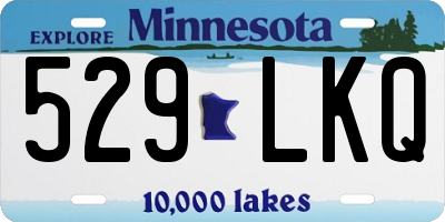 MN license plate 529LKQ