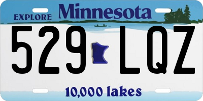 MN license plate 529LQZ