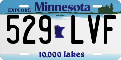MN license plate 529LVF