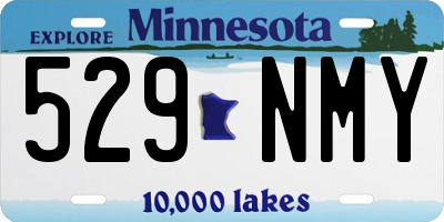 MN license plate 529NMY