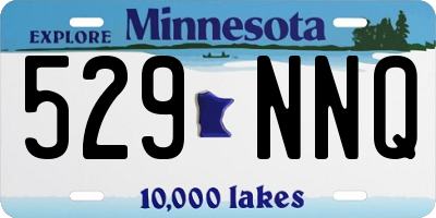 MN license plate 529NNQ