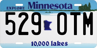 MN license plate 529OTM