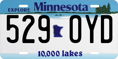 MN license plate 529OYD