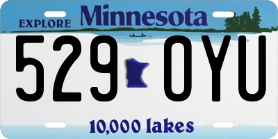 MN license plate 529OYU
