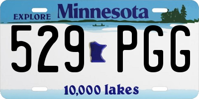 MN license plate 529PGG