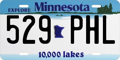 MN license plate 529PHL