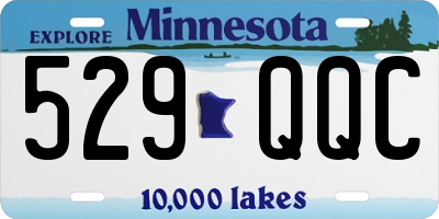MN license plate 529QQC