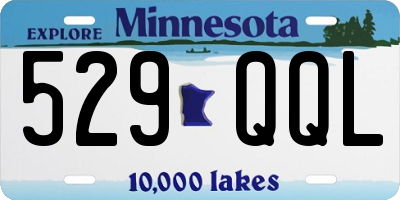 MN license plate 529QQL