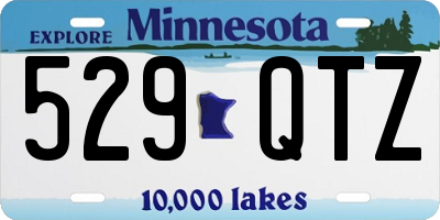 MN license plate 529QTZ