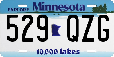 MN license plate 529QZG