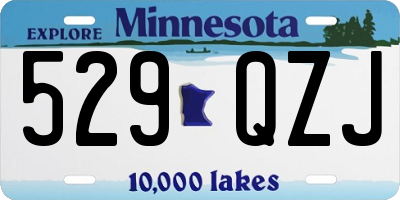 MN license plate 529QZJ
