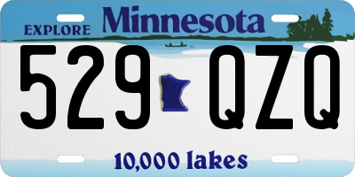 MN license plate 529QZQ