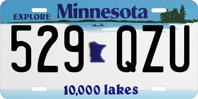 MN license plate 529QZU