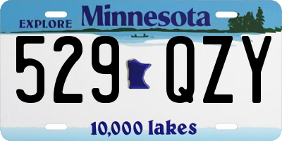 MN license plate 529QZY