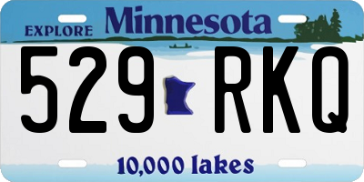 MN license plate 529RKQ