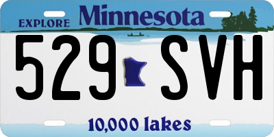 MN license plate 529SVH