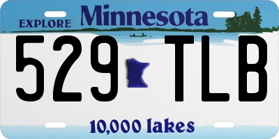 MN license plate 529TLB