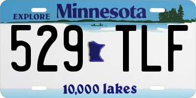 MN license plate 529TLF