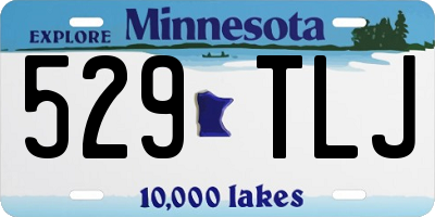 MN license plate 529TLJ