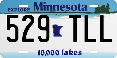 MN license plate 529TLL