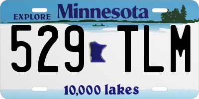 MN license plate 529TLM