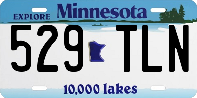 MN license plate 529TLN