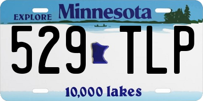 MN license plate 529TLP