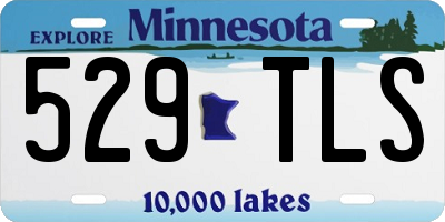 MN license plate 529TLS