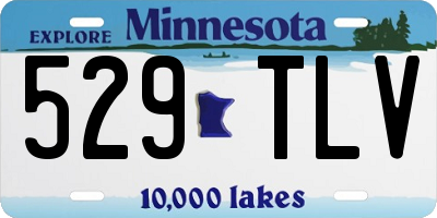 MN license plate 529TLV