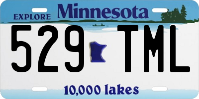 MN license plate 529TML