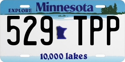 MN license plate 529TPP