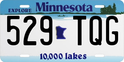 MN license plate 529TQG