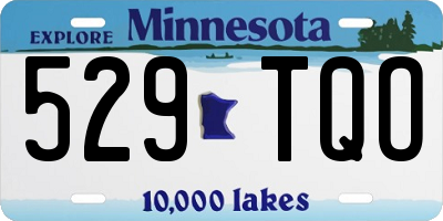 MN license plate 529TQO