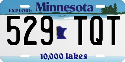 MN license plate 529TQT